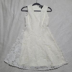 White lace dress